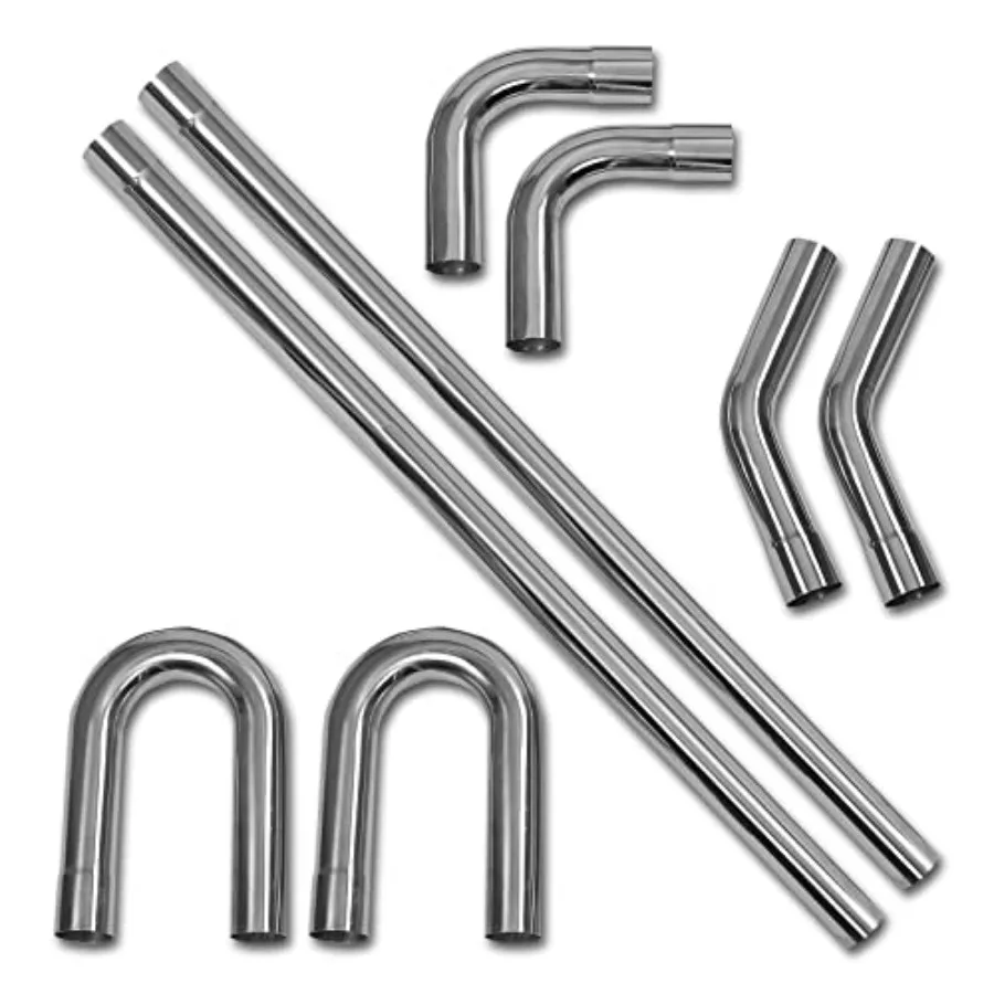2.5 Inch DIY Custom Mandrel Exhaust Pipe Tube 48 Straight Pipe 2.5'' OD Bend Pipe 45 90 180 Degree Kit Industrial Pipes T304 St
2.5 Inch DIY Custom Mandrel Exhaust Pipe Tube 48 Straight Pipe 2.5'' OD Bend Pipe 45 90 180 Degree Kit Industrial Pipes T304 St