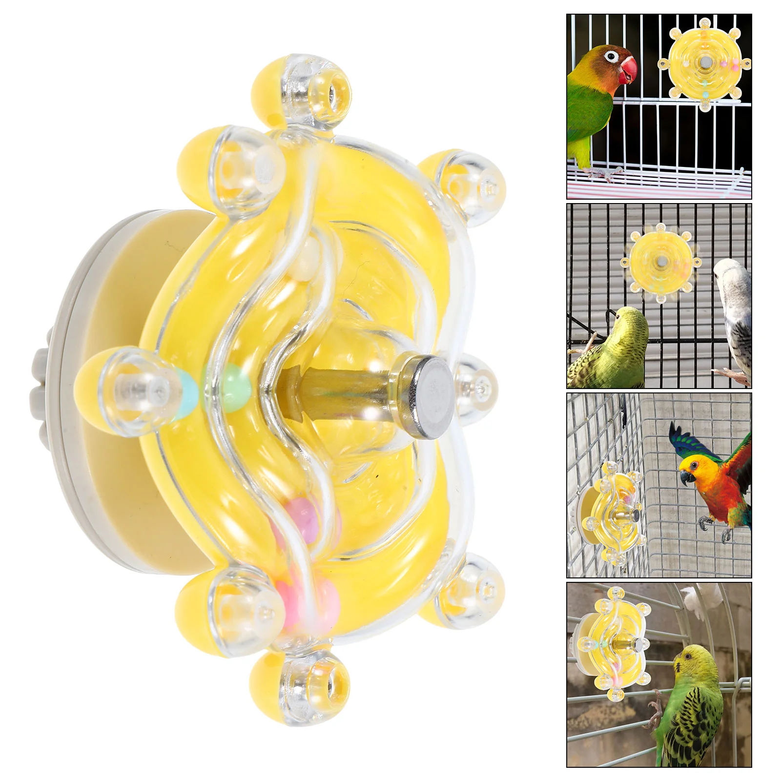 Parrot Rotating Rattle Rabbit Toys Household Bird Supplies Cone Tail Wheel Cage Stainless Steel Suspending
Parrot Rotating Rattle Rabbit Toys Household Bird Supplies Cone Tail Wheel Cage Stainless Steel Suspending