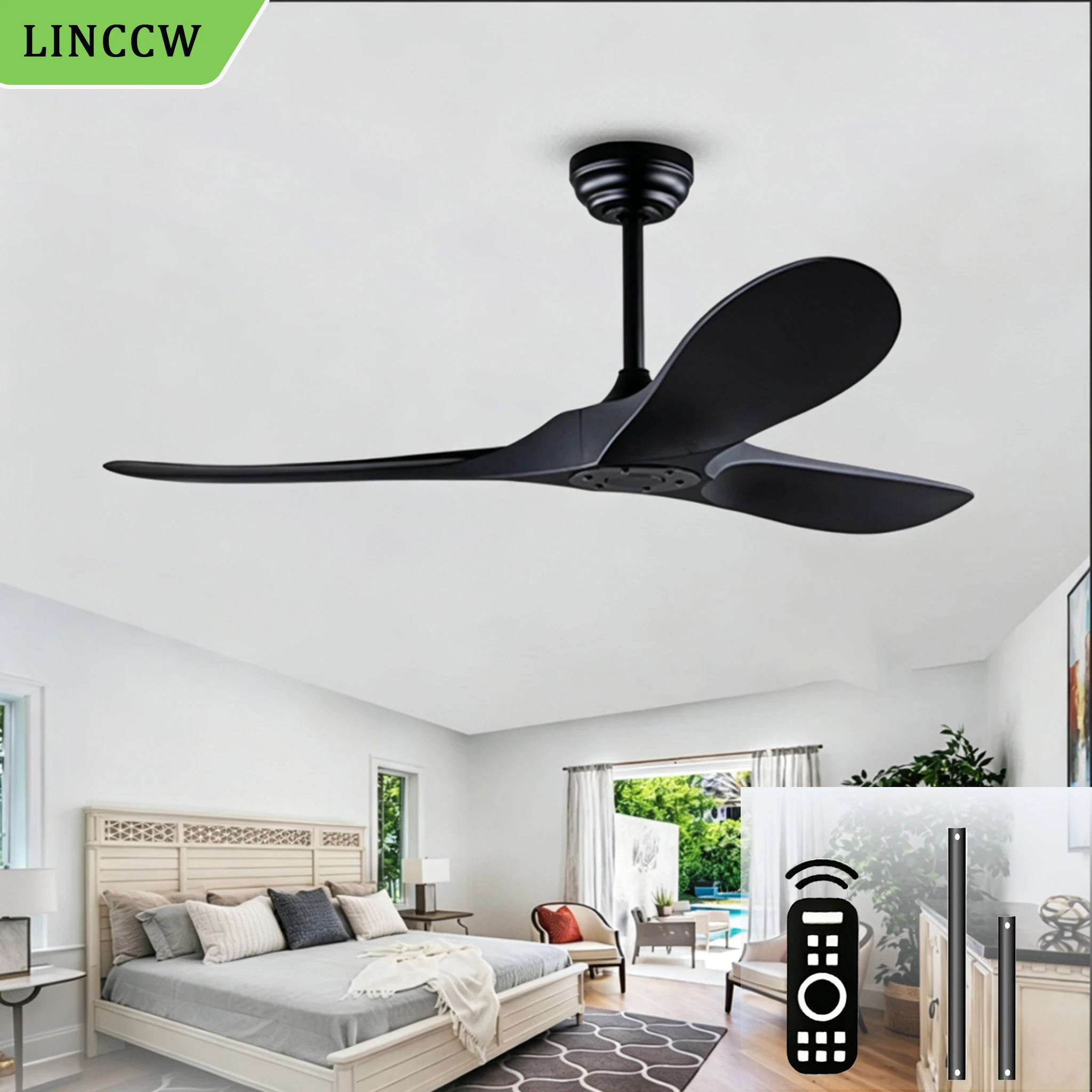 52 60 Inch Ceiling Fan DC Motor Reverse with Remote Control Indoor Outdoor Ceiling Fans Bedroom Living room air circulation
52 60 Inch Ceiling Fan DC Motor Reverse with Remote Control Indoor Outdoor Ceiling Fans Bedroom Living room air circulation