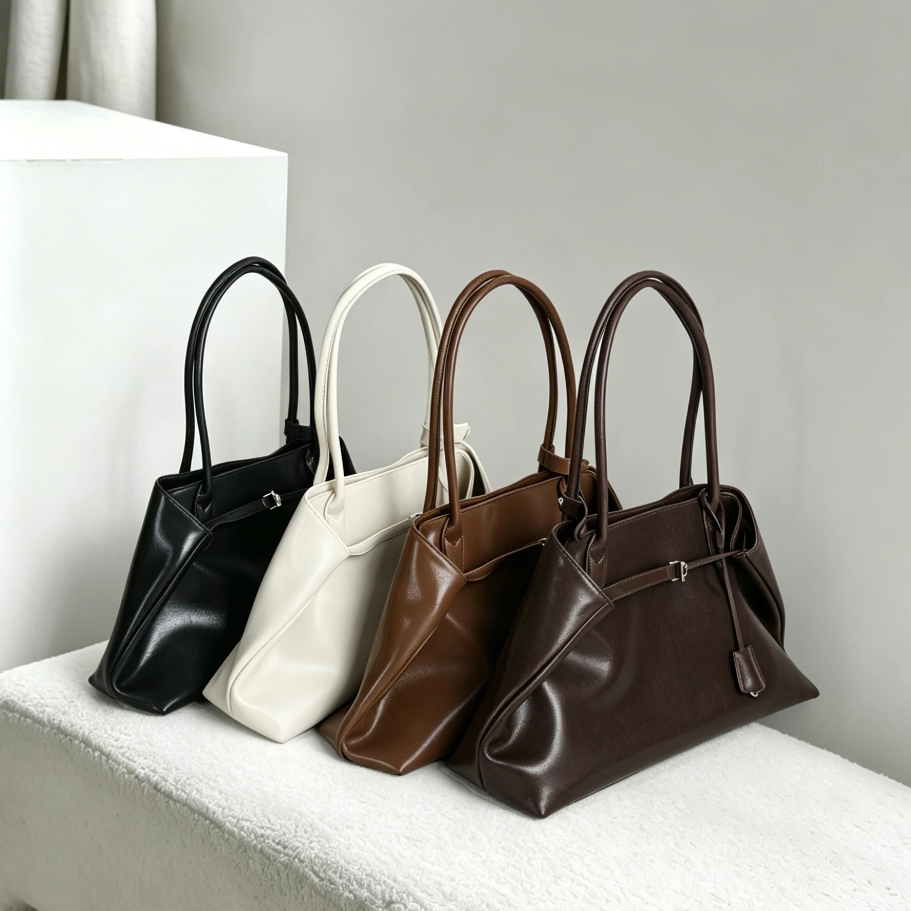 Large-capacity leather tote bag for women, 2026 new Korean-style trendy shoulder & handbag
Large-capacity leather tote bag for women, 2026 new Korean-style trendy shoulder & handbag