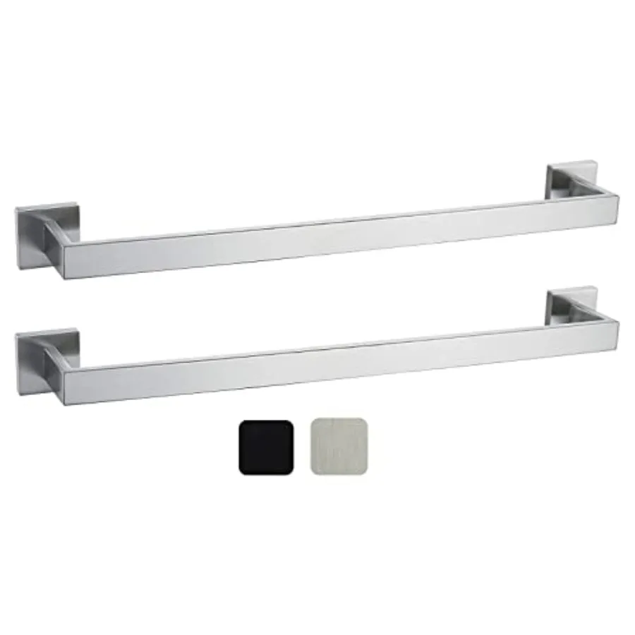 Towel Bar Pack for Bathrooms////// Stainless Steel 304 Towel Holder Modern Square Towel Rod Rustproof Wall Mount
Towel Bar Pack for Bathrooms////// Stainless Steel 304 Towel Holder Modern Square Towel Rod Rustproof Wall Mount