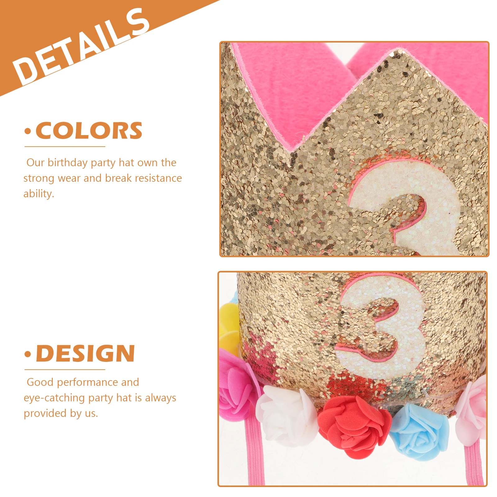 Crown Hat Party Supplies Birthday Hats for Kids Accessories Commemoration Caps Crowns Gold Powder Cloth Women Toddler
Crown Hat Party Supplies Birthday Hats for Kids Accessories Commemoration Caps Crowns Gold Powder Cloth Women Toddler