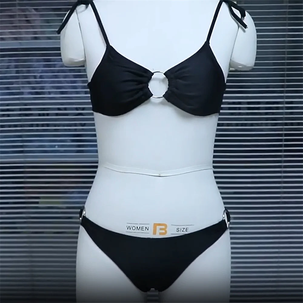 Sexy Rings Bikinis Sets Sling Swimsuit Backless Bandage Swimwears Extreme Bikini Thong Women Beach Bathing Suit Biquini Feminino
Sexy Rings Bikinis Sets Sling Swimsuit Backless Bandage Swimwears Extreme Bikini Thong Women Beach Bathing Suit Biquini Feminino