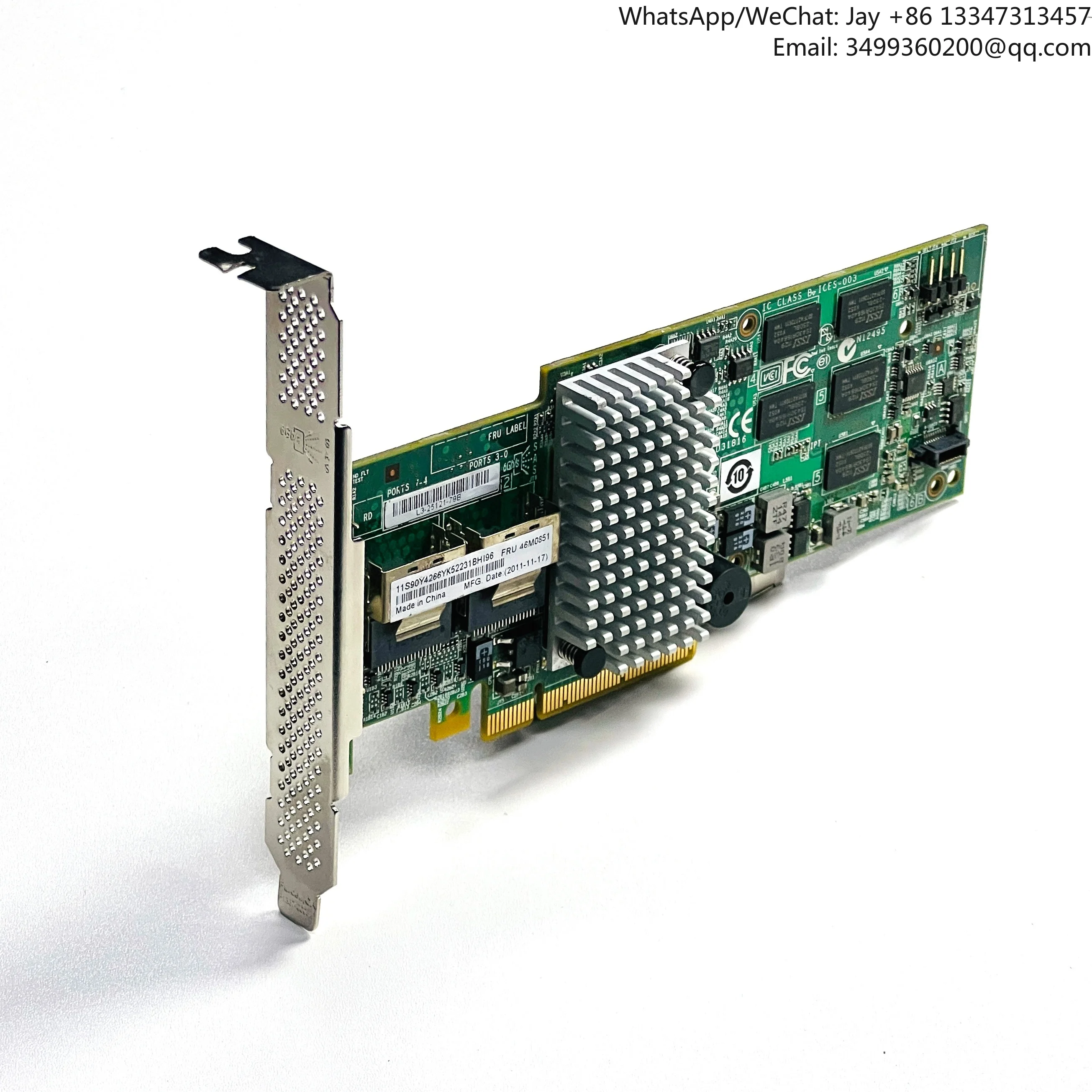 Smart Array Card RAID Controller, IBM M5015 Megaraid 9260 To 8i SATA / SAS Controller RAID 6G PCIe X8 For LSI 46M0851
Smart Array Card RAID Controller, IBM M5015 Megaraid 9260 To 8i SATA / SAS Controller RAID 6G PCIe X8 For LSI 46M0851