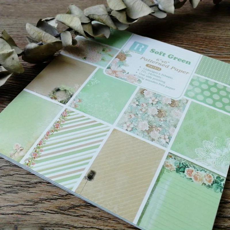 New Scrapbooking Paper 24 Sheets/pack 6'' Decorative Origami Arts Crafts DIY Background Handmade Card Paper
New Scrapbooking Paper 24 Sheets/pack 6'' Decorative Origami Arts Crafts DIY Background Handmade Card Paper