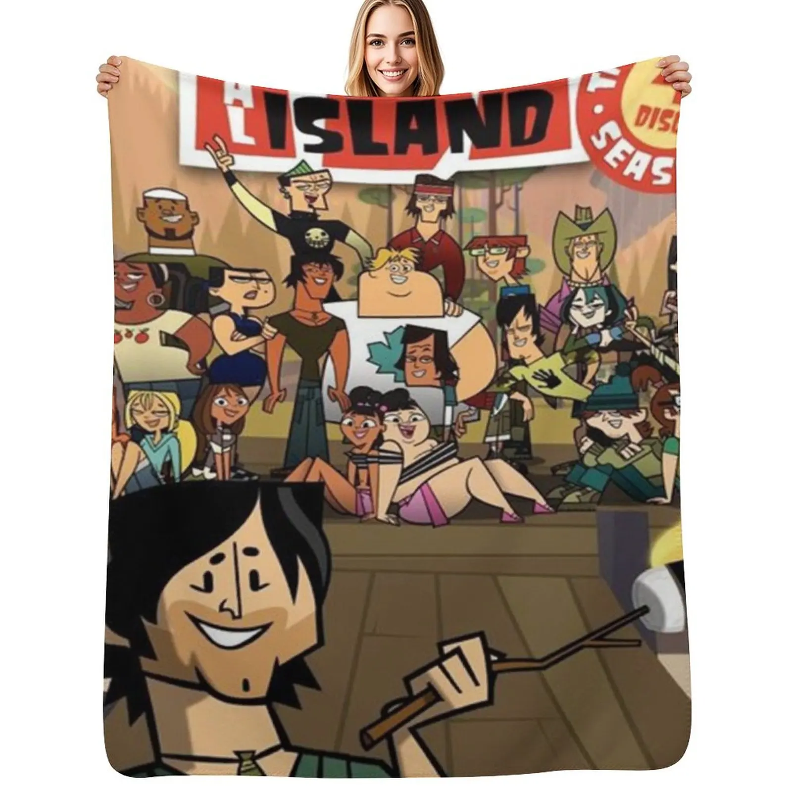 7 total drama island Throw Blanket Fluffy Cozy Throw Blanket for Home Decor
7 total drama island Throw Blanket Fluffy Cozy Throw Blanket for Home Decor
