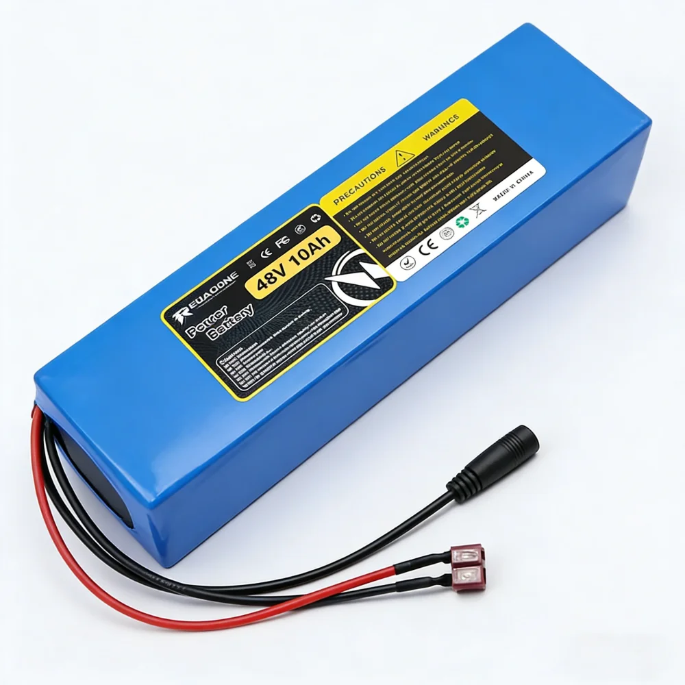 High Capacity 13S4P 48V 10000mAh Lithium Battery Pack for Electric Scooter Tricycle Universal Plug Play 700W BMS
High Capacity 13S4P 48V 10000mAh Lithium Battery Pack for Electric Scooter Tricycle Universal Plug Play 700W BMS