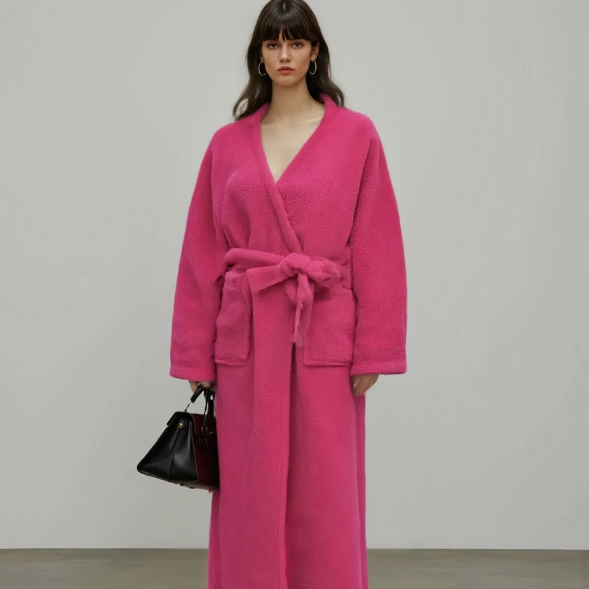 Зимний утепленный длинный халат из кораллового флиса, халат-кимоно, теплая фланелевая женская одежда для сна, домашнее платье, свободная ночная одежда, пеньюар
Зимний утепленный длинный халат из кораллового флиса, халат-кимоно, теплая фланелевая женская одежда для сна, домашнее платье, свободная ночная одежда, пеньюар