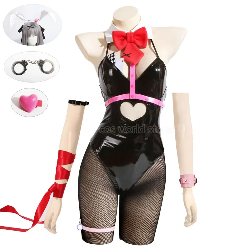 Mikuu Bunny Girl Cosplay Costume Women Cute Sexy Love Hollow Patent Leather Bodysuit Kawaii Rabbit Girl Outfit Halloween Clothes
Mikuu Bunny Girl Cosplay Costume Women Cute Sexy Love Hollow Patent Leather Bodysuit Kawaii Rabbit Girl Outfit Halloween Clothes