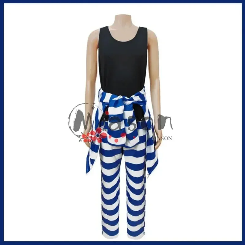 CyAnime Detentionhouse Nanbaka Uno Cosplay Costume Detention House NO.11 Blue and White Color Stripe Coat Uniform Adult Man Suit
CyAnime Detentionhouse Nanbaka Uno Cosplay Costume Detention House NO.11 Blue and White Color Stripe Coat Uniform Adult Man Suit