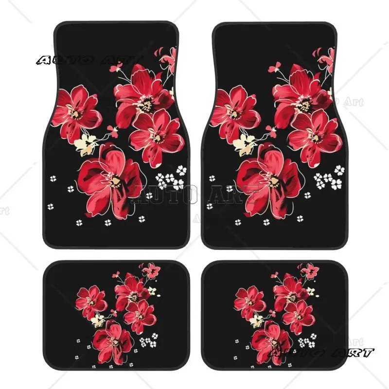 Hibiscus Butterfly Car Floor Mats Full Set of 4 Black Vehicle Carpets Mat Car Floor Carpets Rugs Car Accessories
Hibiscus Butterfly Car Floor Mats Full Set of 4 Black Vehicle Carpets Mat Car Floor Carpets Rugs Car Accessories