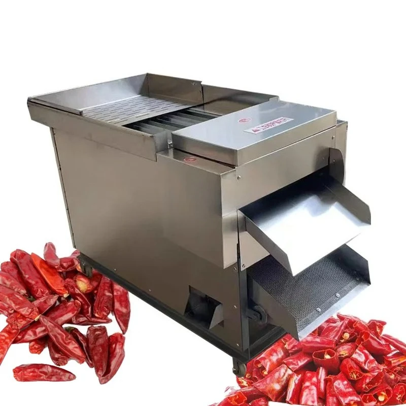 Stainless Steel Automatic Dry Pepper Chili Cutting and Seed Separating Machine
Stainless Steel Automatic Dry Pepper Chili Cutting and Seed Separating Machine