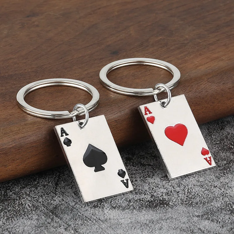 Poker card keychain, magician's prop, baby pendant, decorative item
Poker card keychain, magician's prop, baby pendant, decorative item