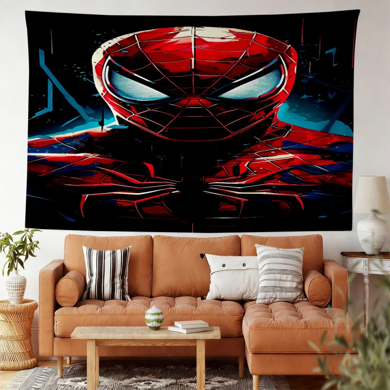Настенный гобелен с изображением Человека-паука, постер с супергероями Marvel, высококачественный полиэстеровый настенный декор для спальни, общежития, кабинета
Настенный гобелен с изображением Человека-паука, постер с супергероями Marvel, высококачественный полиэстеровый настенный декор для спальни, общежития, кабинета