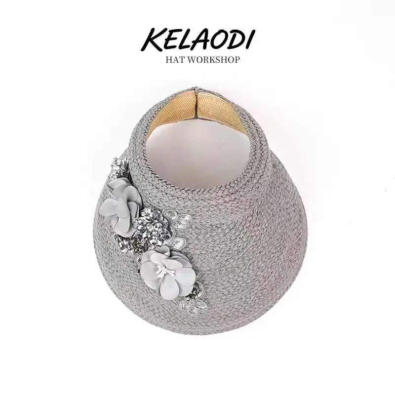 Women's flower water diamond decorative hollow top straw hat, summer wide edge UV resistant outdoor beach travel sun hat
Women's flower water diamond decorative hollow top straw hat, summer wide edge UV resistant outdoor beach travel sun hat