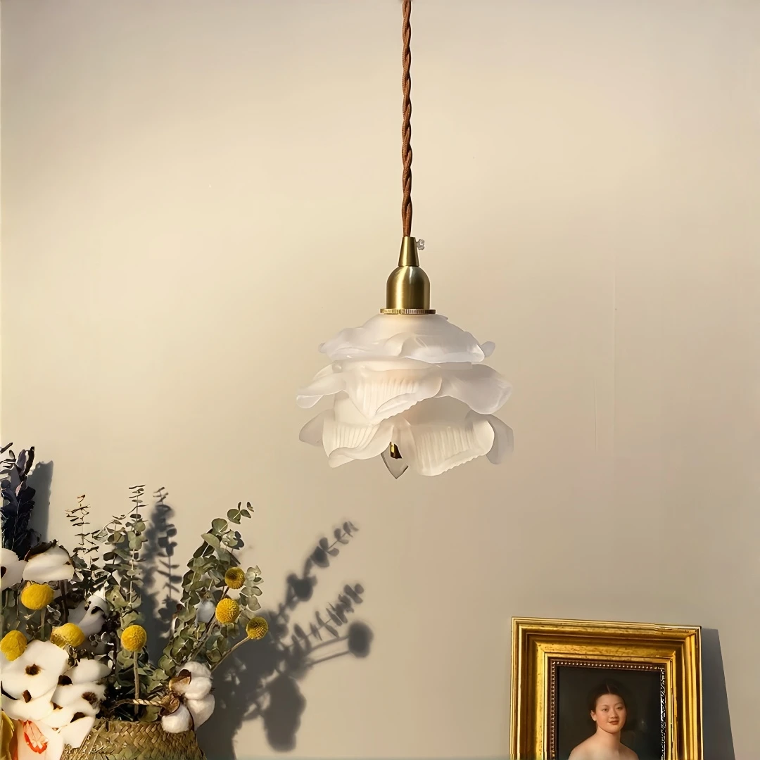 Luxury Rose Flower Wall Lamp Gold Brass Wall Sconce Frosted Glass Light for Bedroom Living Room Home Decor
Luxury Rose Flower Wall Lamp Gold Brass Wall Sconce Frosted Glass Light for Bedroom Living Room Home Decor