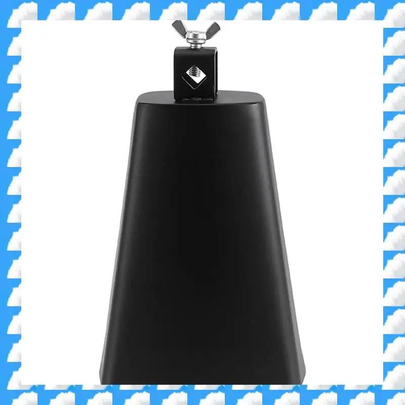 ONGE 2 X 8 Inch, Manual Percussion Cowbell With Wooden Sticks For Drum Set, Sports, Home, Farm, Black
ONGE 2 X 8 Inch, Manual Percussion Cowbell With Wooden Sticks For Drum Set, Sports, Home, Farm, Black
