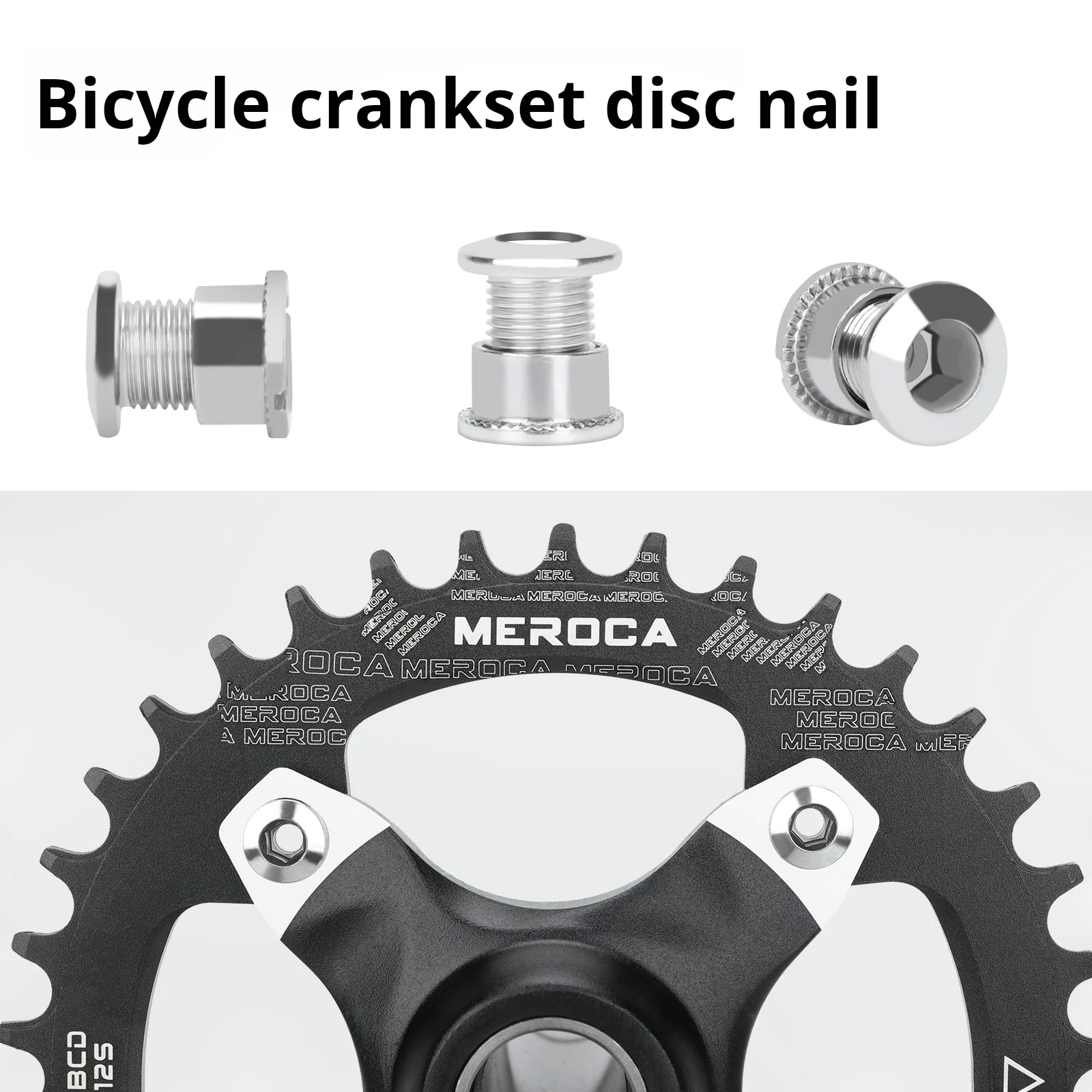 MEROCA 4PCS Bicycle Crankset Disc Nail Single Plate Nail/Double Plate Nail 6.5mm/8.5mm Mountain Bike Road Bike MTB Screws Bolts
MEROCA 4PCS Bicycle Crankset Disc Nail Single Plate Nail/Double Plate Nail 6.5mm/8.5mm Mountain Bike Road Bike MTB Screws Bolts