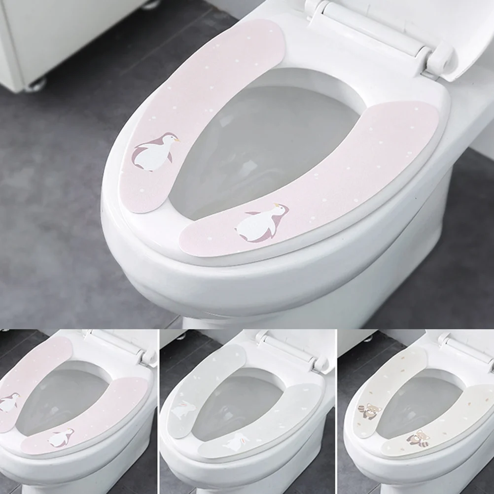 1Pair Adhesive Closestool Sticker Soft Warm Toilet Seat Cushion Comfort Mat Four Seasons Waterproof Bathroom Cold-Proof Pads
1Pair Adhesive Closestool Sticker Soft Warm Toilet Seat Cushion Comfort Mat Four Seasons Waterproof Bathroom Cold-Proof Pads