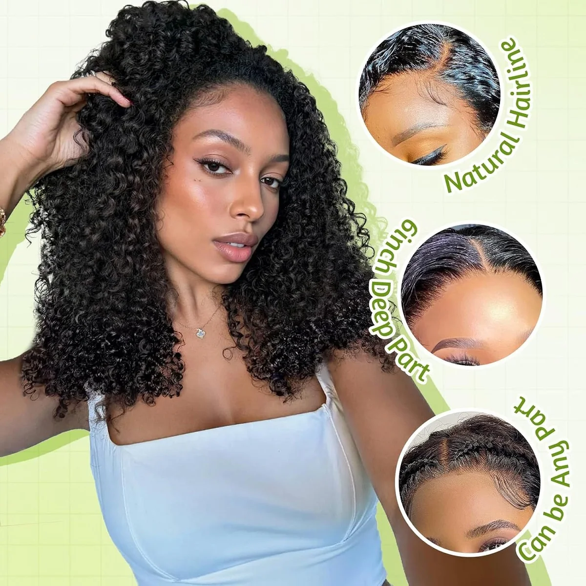 13x4 Lace Front Wigs Human Hair Burmese Curly Wig for Black Women Pre Plucked Lace Frontal Human Hair Wigs with Spiral Ends
13x4 Lace Front Wigs Human Hair Burmese Curly Wig for Black Women Pre Plucked Lace Frontal Human Hair Wigs with Spiral Ends