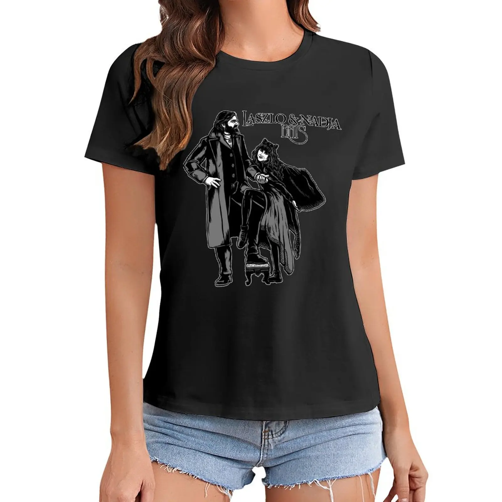 Laszlo & Nadja album cover T-Shirt quick drying plus size tops sports fans Woman clothes
Laszlo & Nadja album cover T-Shirt quick drying plus size tops sports fans Woman clothes