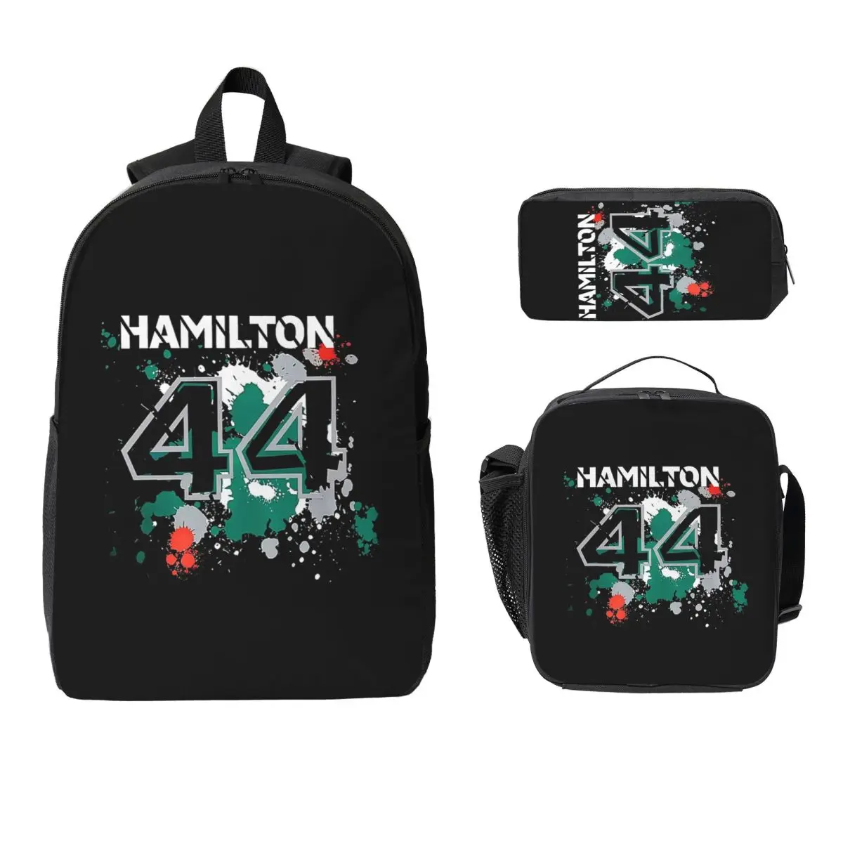 Lewis Hamilton 44 Backpack Student Boys Girls BookBag School Bag Laptop Shoulder Bags 3ps Insulated Lunch Bag Pencil Case
Lewis Hamilton 44 Backpack Student Boys Girls BookBag School Bag Laptop Shoulder Bags 3ps Insulated Lunch Bag Pencil Case