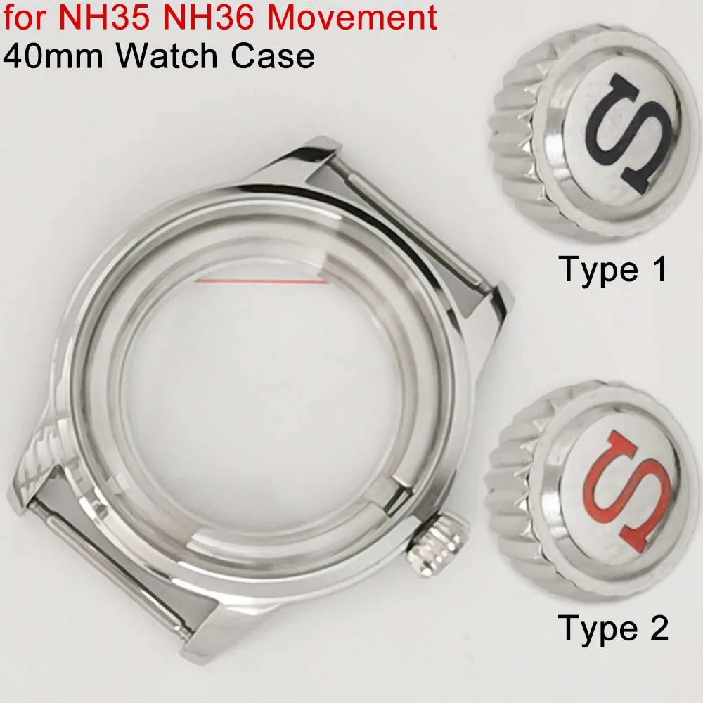 40mm Watch Case for NH35 NH36 Automatic Movement Modified Case Fit 35mm Dial Stainless Steel Shell Watch Accessories
40mm Watch Case for NH35 NH36 Automatic Movement Modified Case Fit 35mm Dial Stainless Steel Shell Watch Accessories