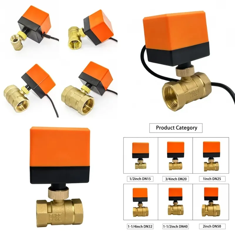 Hot sale1/2" 3/4" 1" Motorized Ball Valve 220V 12V 24V 3-Wire 2 Point Control Brass Electric Ball Valve
Hot sale1/2" 3/4" 1" Motorized Ball Valve 220V 12V 24V 3-Wire 2 Point Control Brass Electric Ball Valve