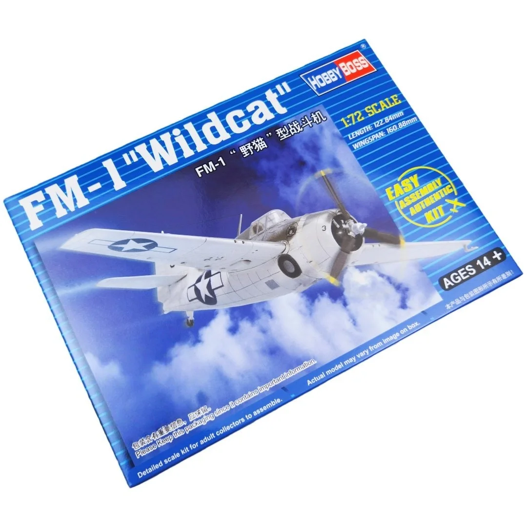 TRUMPETER 1/72 FM-1 Wildcat Fighter Plastic Assembly Puzzle Model
TRUMPETER 1/72 FM-1 Wildcat Fighter Plastic Assembly Puzzle Model