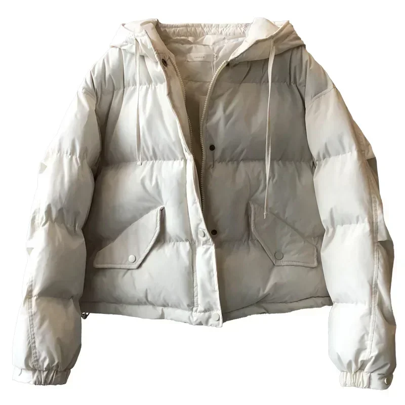 Hooded Cotton Padded Clothes for Women 2022 Winter New Thickened Warm Bread Jacket Women
Hooded Cotton Padded Clothes for Women 2022 Winter New Thickened Warm Bread Jacket Women