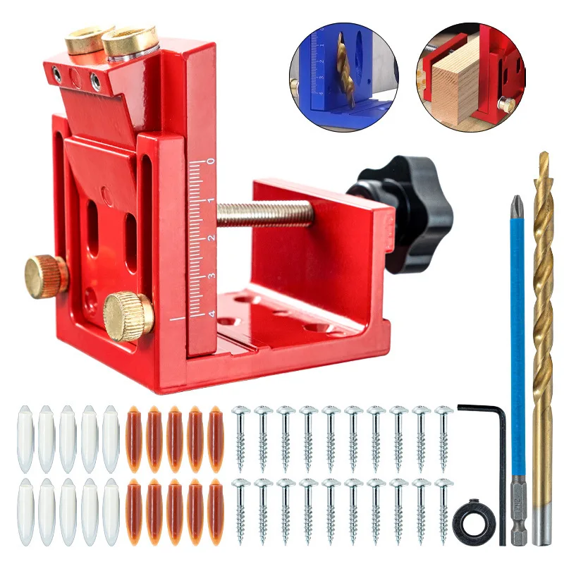 Adjustable inclined hole locator with scale, aluminum alloy woodworking punching machine, hardware tool
Adjustable inclined hole locator with scale, aluminum alloy woodworking punching machine, hardware tool