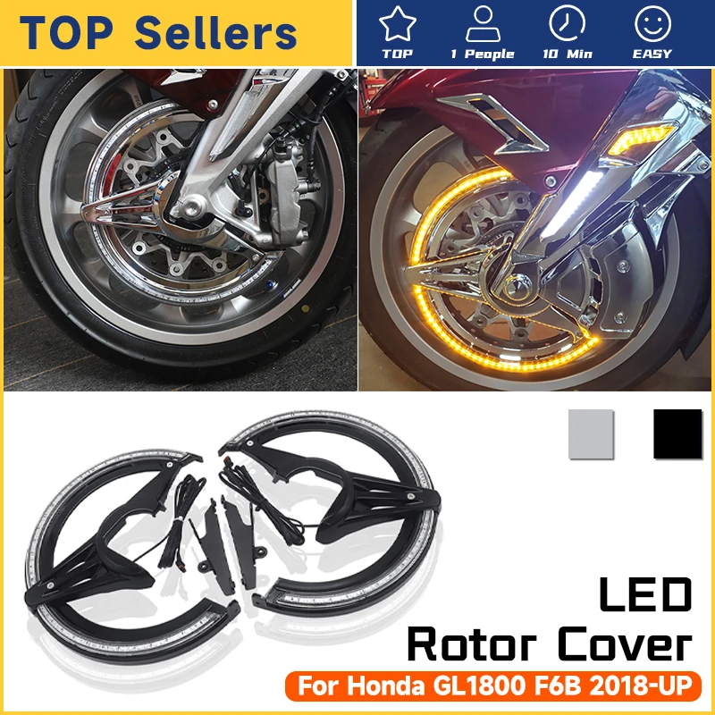 New For Honda GL1800 Goldwing Motorcycle Accessories Chrome Black Brake Disc Rotors Covers LED Cornering Lamp 2018-UP 2019 2020
New For Honda GL1800 Goldwing Motorcycle Accessories Chrome Black Brake Disc Rotors Covers LED Cornering Lamp 2018-UP 2019 2020