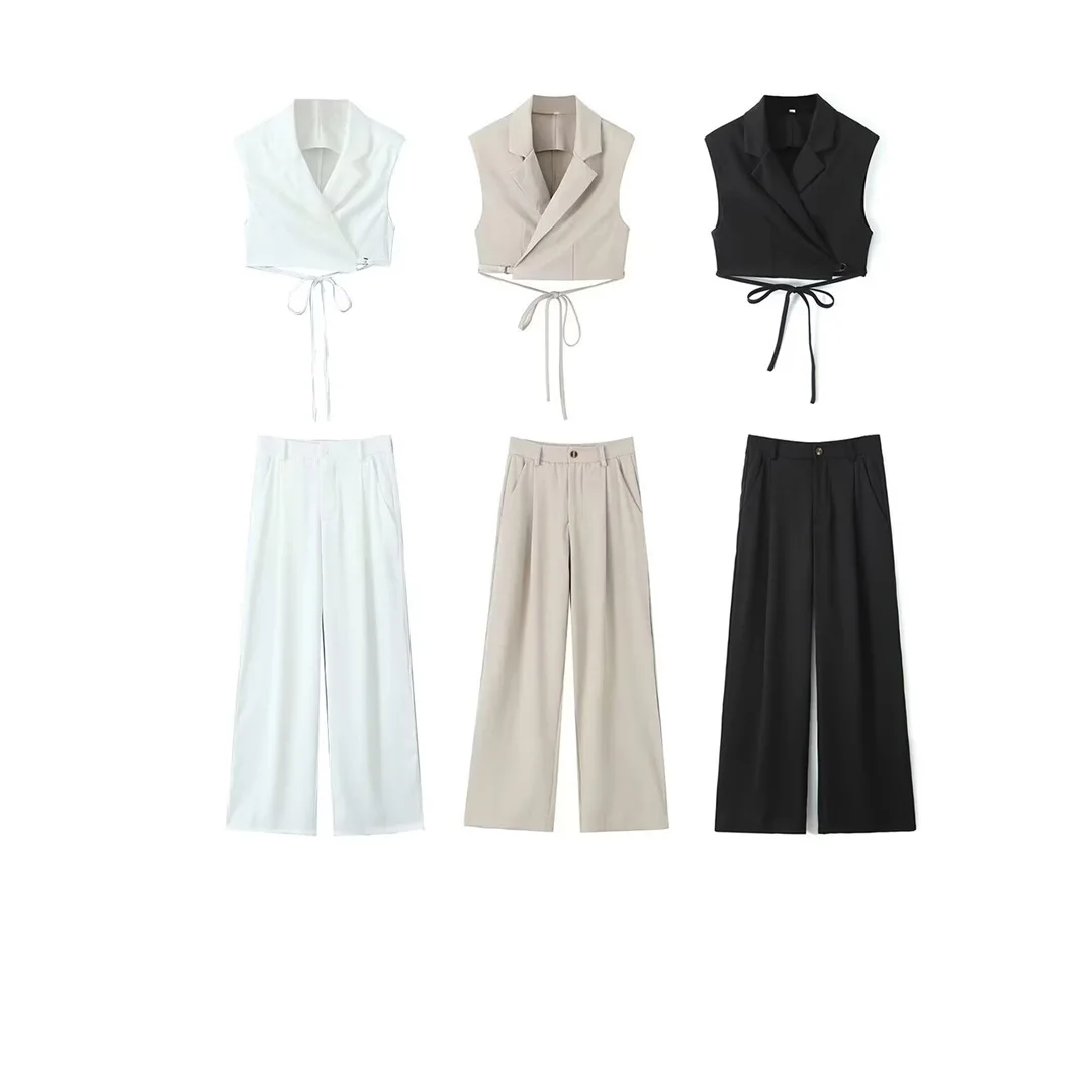 Women's Summer Pants High Waist Office Set Formal Loose Black Pink Fashion Pants Show Thin and Versatile Wide Legs Pants
Women's Summer Pants High Waist Office Set Formal Loose Black Pink Fashion Pants Show Thin and Versatile Wide Legs Pants