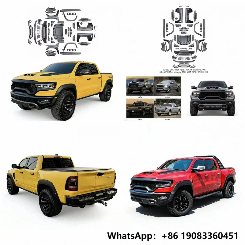 2019-2024 Ram 1500 TRX Conversion Kit Heavy Duty Full Exterior Upgrade Package Front Bumper Fenders Grille
2019-2024 Ram 1500 TRX Conversion Kit Heavy Duty Full Exterior Upgrade Package Front Bumper Fenders Grille