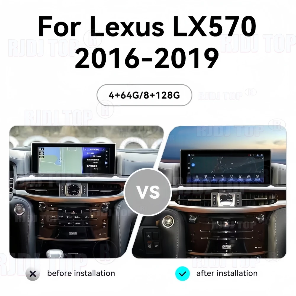 12.3 Inch Android 13 For Lexus LX570 LX 570 LX450 2016-2019 Car Radio Multimedia Player GPS Navigation Wireless Carplay 5G WIFI
12.3 Inch Android 13 For Lexus LX570 LX 570 LX450 2016-2019 Car Radio Multimedia Player GPS Navigation Wireless Carplay 5G WIFI