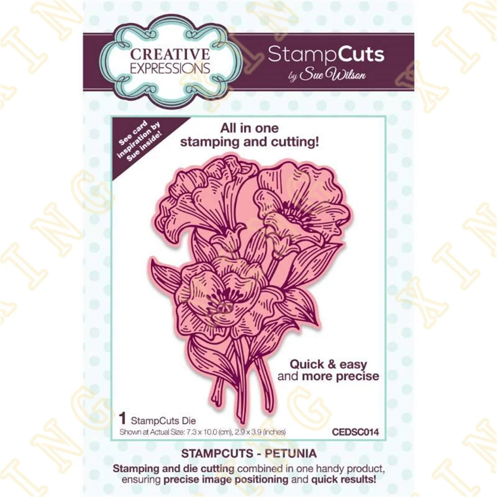 Petunia Flowers Metal Cutting Dies and Stamps Scrapbook Diary Decoration Stencil Embossing Template Diy Greeting Card Handmade
Petunia Flowers Metal Cutting Dies and Stamps Scrapbook Diary Decoration Stencil Embossing Template Diy Greeting Card Handmade