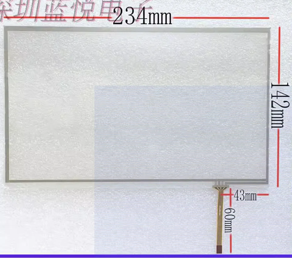 10.1 Touch Screen 234 * 143 Industrial Equipment Screen 4-Wire Resistance Screen Notebook Universal Screen
10.1 Touch Screen 234 * 143 Industrial Equipment Screen 4-Wire Resistance Screen Notebook Universal Screen