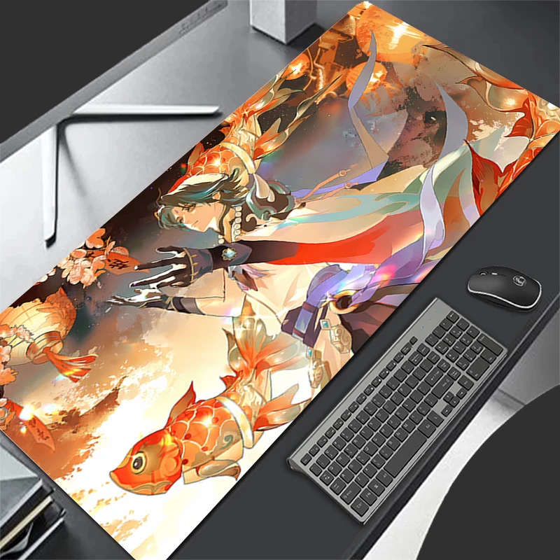 Mousepad Computer Gaming Accessories HD Keyboard Pad Office PC Rubber Mouse Pad Decoracion G-genshin Impact Xiao Desk Mouse Mat
Mousepad Computer Gaming Accessories HD Keyboard Pad Office PC Rubber Mouse Pad Decoracion G-genshin Impact Xiao Desk Mouse Mat