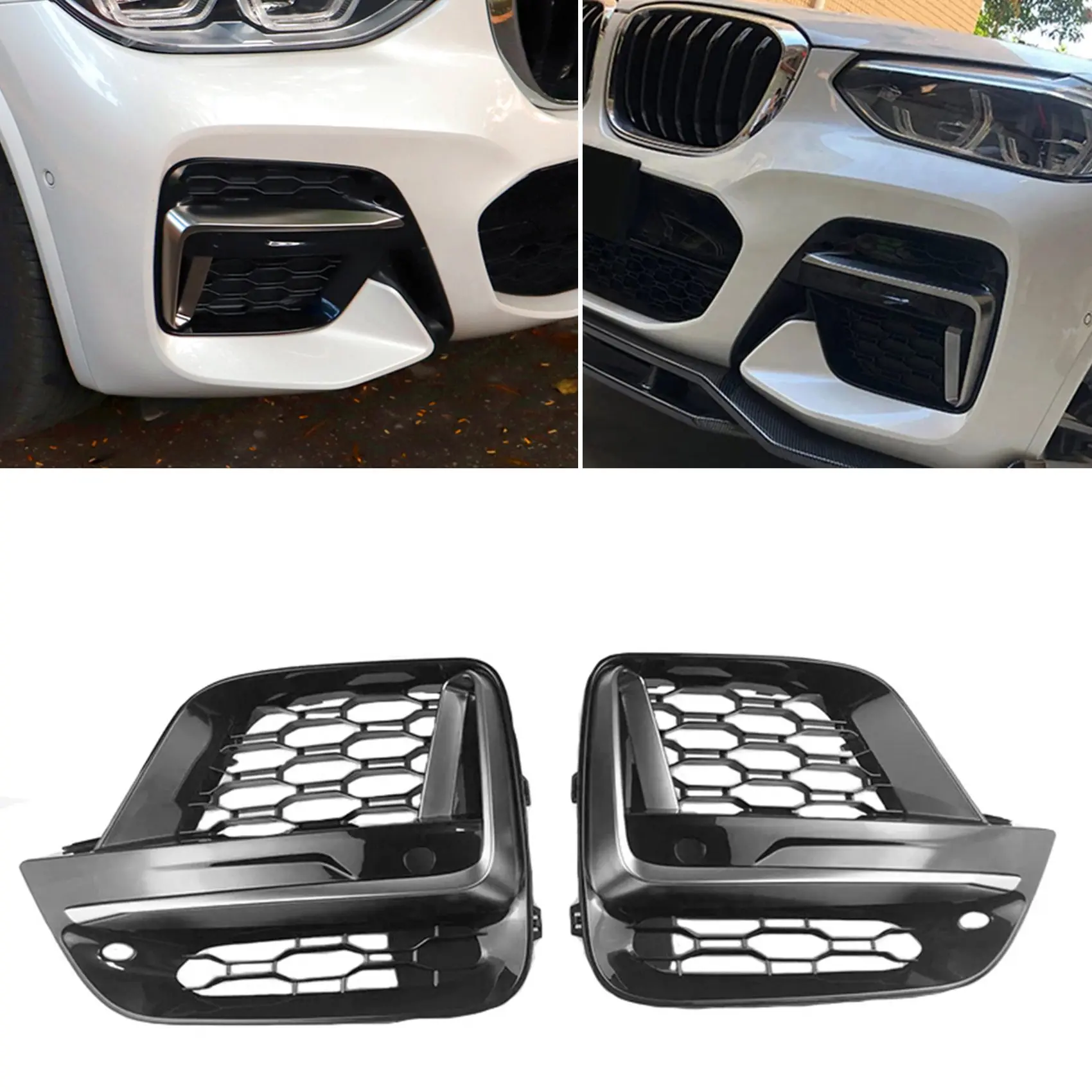 Front Fog Lamp Grille Frame Trim Protector Exterior Cover For BMW X3 G01 X4 G01 G02 G08 2018-2020 (No Fog Light Hole)
Front Fog Lamp Grille Frame Trim Protector Exterior Cover For BMW X3 G01 X4 G01 G02 G08 2018-2020 (No Fog Light Hole)