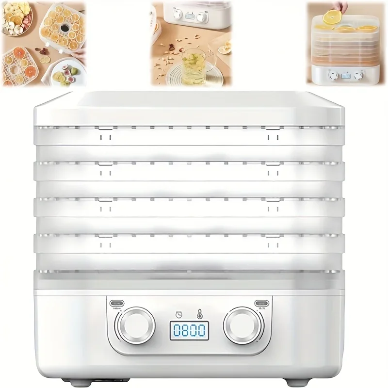 5-Layer Food Dehydrator for Household New Upgraded Digital Temperature Control up to 70℃ Eco-Friendly Fruit Dryer Tray
5-Layer Food Dehydrator for Household New Upgraded Digital Temperature Control up to 70℃ Eco-Friendly Fruit Dryer Tray