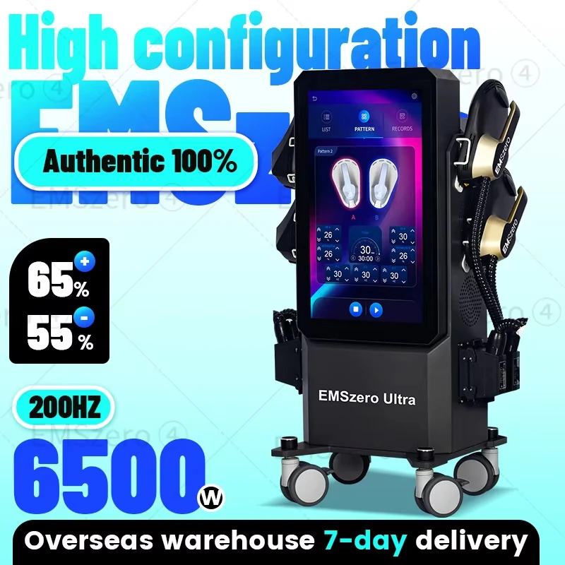EMSzero Ultra Machine Professional 6500W NEW Body Slimming Muscle EMS Electromagnetic Stimulate Buttock Toning 2025
EMSzero Ultra Machine Professional 6500W NEW Body Slimming Muscle EMS Electromagnetic Stimulate Buttock Toning 2025