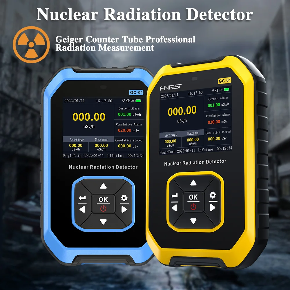 Radiation Dosimeter Nuclear Geiger Counter X-ray γ-ray β-ray Radioactivity Tester Radiation Meter Rechargeable Detection
Radiation Dosimeter Nuclear Geiger Counter X-ray γ-ray β-ray Radioactivity Tester Radiation Meter Rechargeable Detection