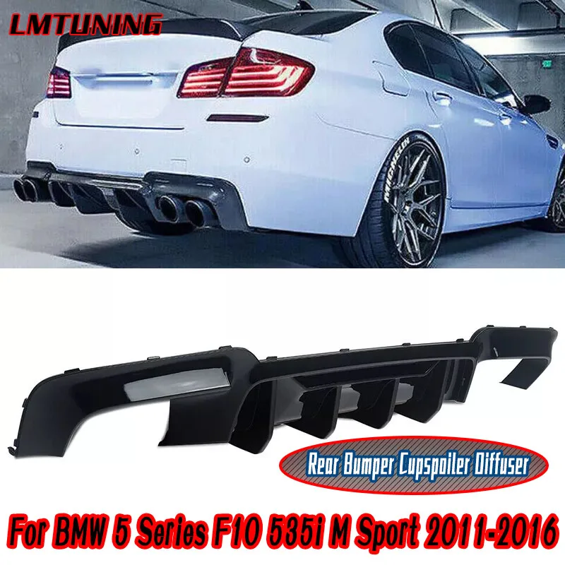 For BMW 5 Series F10 M5 M Sport F10 F18 2010 - 2017 Accessories Auto Exterior M5 Rear Diffuser Bumper Lip Quad Exhaust Rear Lip.
For BMW 5 Series F10 M5 M Sport F10 F18 2010 - 2017 Accessories Auto Exterior M5 Rear Diffuser Bumper Lip Quad Exhaust Rear Lip.