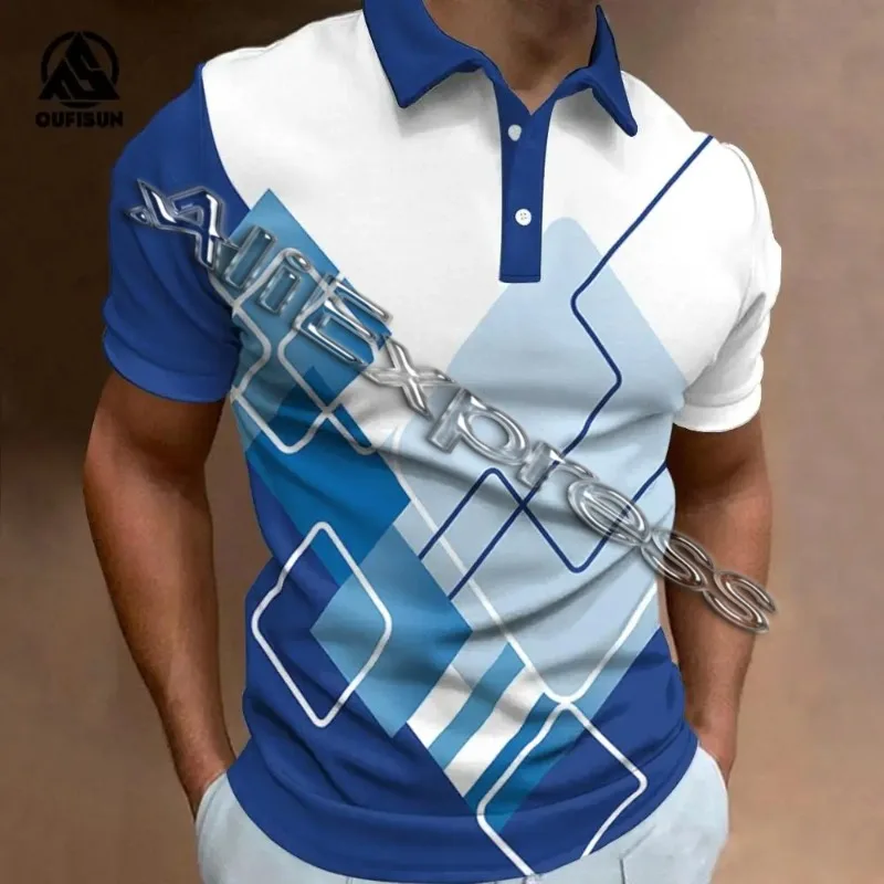 2025Fashion Men's PoloShirtSummer Casual Short Sleeve Buttons Tops New Street Sports Style Oversized Clothing Pullover Golf Wear
2025Fashion Men's PoloShirtSummer Casual Short Sleeve Buttons Tops New Street Sports Style Oversized Clothing Pullover Golf Wear