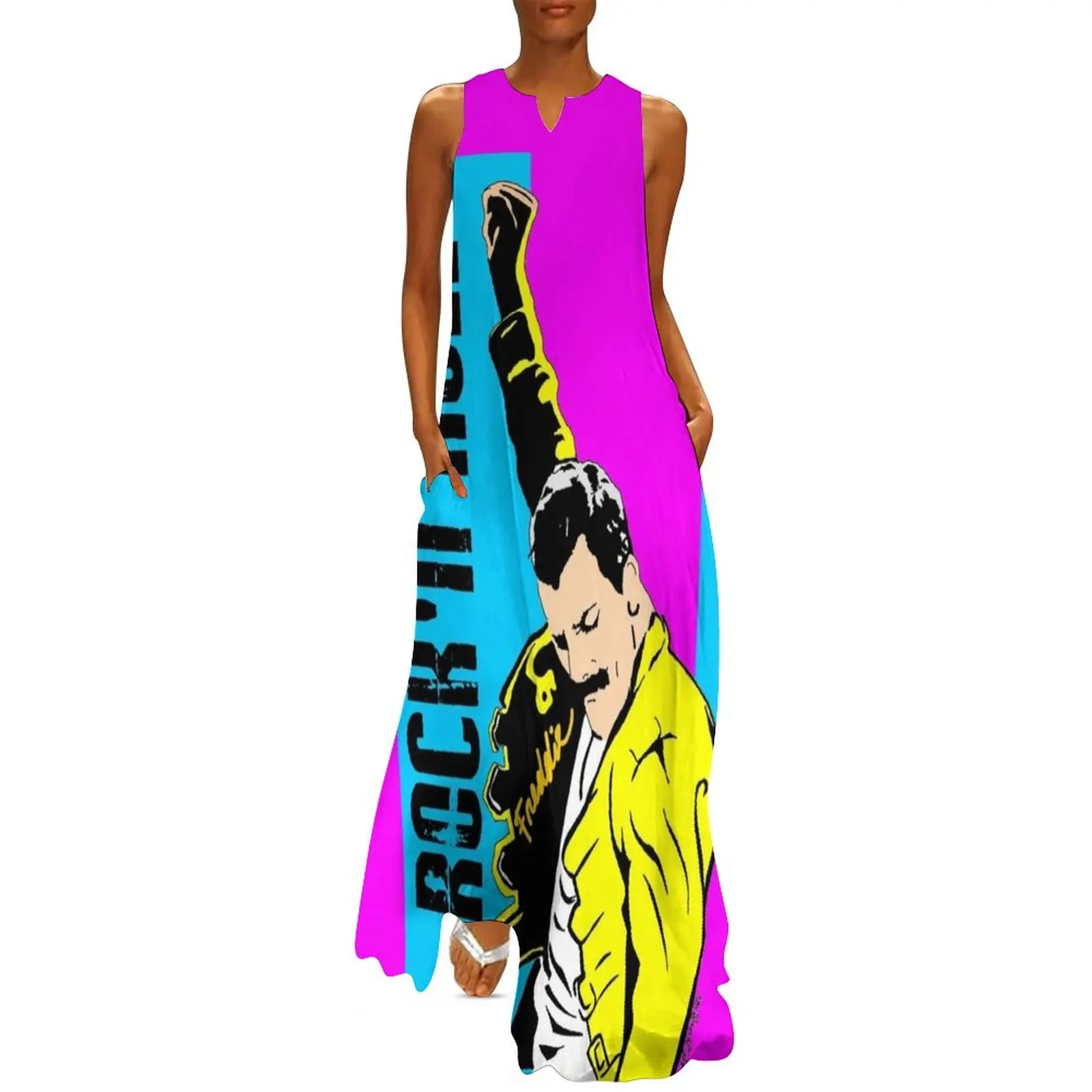 ROCK'N ROLL Long Dress Summer dresses for women ceremony dresses clothes for women Dress
ROCK'N ROLL Long Dress Summer dresses for women ceremony dresses clothes for women Dress