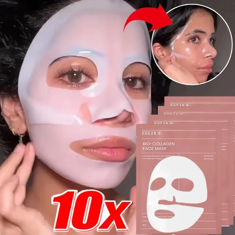 Bio Collagen Face Mask Anti Wrinkle Fade Face Fine Line Lift Firm Skin Anti-Aging Brighten Whitening Skin Care Korean Cosmetics
Bio Collagen Face Mask Anti Wrinkle Fade Face Fine Line Lift Firm Skin Anti-Aging Brighten Whitening Skin Care Korean Cosmetics