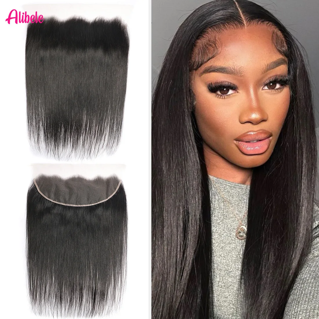 Alibele 13x4 Pre-Plucked Transparent Lace Frontal Only Natural Hairline Straight Transparent Lace Front Closure Natural Black
Alibele 13x4 Pre-Plucked Transparent Lace Frontal Only Natural Hairline Straight Transparent Lace Front Closure Natural Black