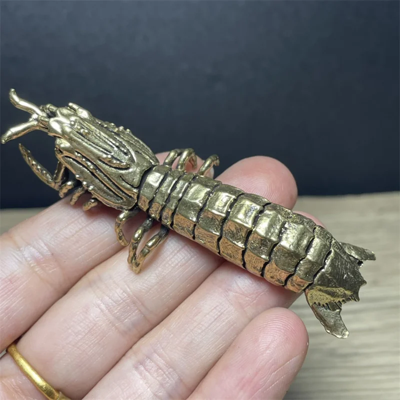Vintage Brass Pipi Shrimp Mini Marine Animal Statue Desktop Ornaments Office Decorations Crafts Tea Pet Accessories Gifts
Vintage Brass Pipi Shrimp Mini Marine Animal Statue Desktop Ornaments Office Decorations Crafts Tea Pet Accessories Gifts