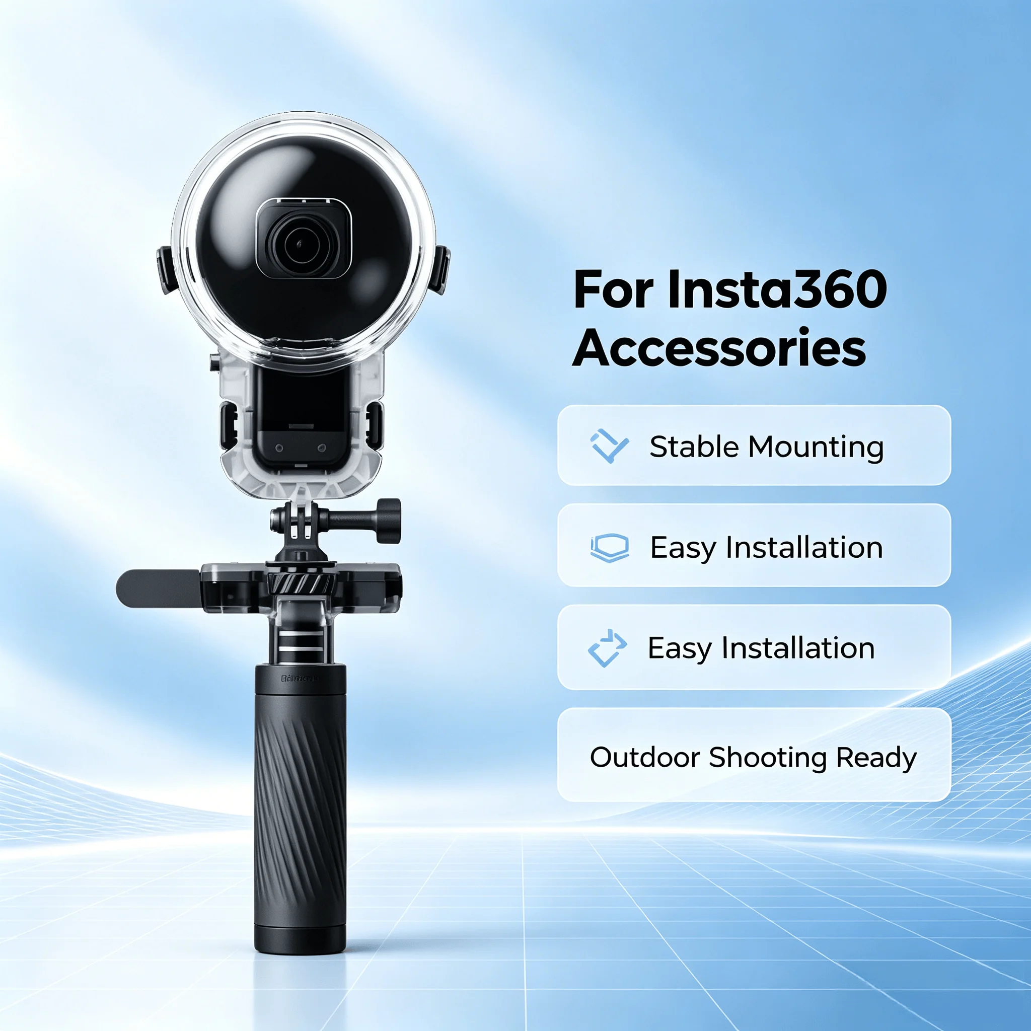 Action Camera Underwater Accessory Neutral Buoyancy Floating Tripod Grip For Insta360 X5 X4 Air X3 Dive Shooting Handle
Action Camera Underwater Accessory Neutral Buoyancy Floating Tripod Grip For Insta360 X5 X4 Air X3 Dive Shooting Handle