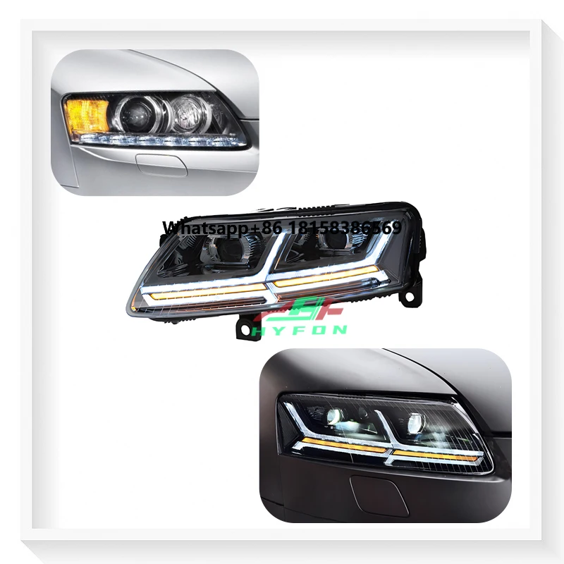 For A6 C6 2005-2011 Upgrade Q7 Style High Bright Full LED Headlight Assembly LED Daytime Running Lights Plug & Play
For A6 C6 2005-2011 Upgrade Q7 Style High Bright Full LED Headlight Assembly LED Daytime Running Lights Plug & Play